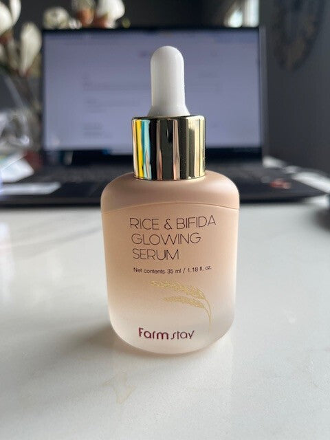 FarmStay Rice and Bifida Glowing Serum ever Glowing 1.18 oz Korea Exp 09/27 NEW