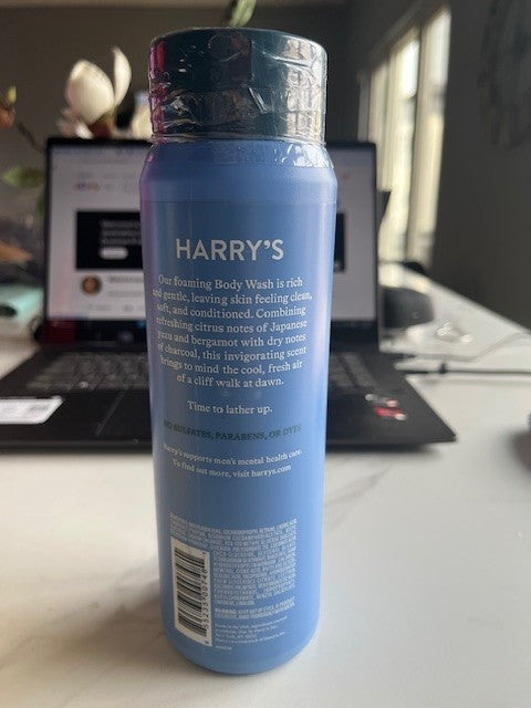 Harry'S Men's Cleansing Body Wash, Stone Scent, 16 oz Foaming Lather Wash SEALED