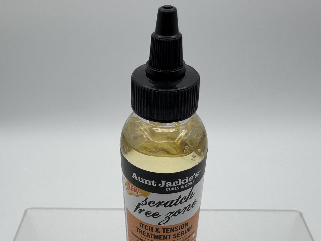 Aunt Jackie's Curls & Coils Scratch Free Zone Itch & Tension Treatment, NEW