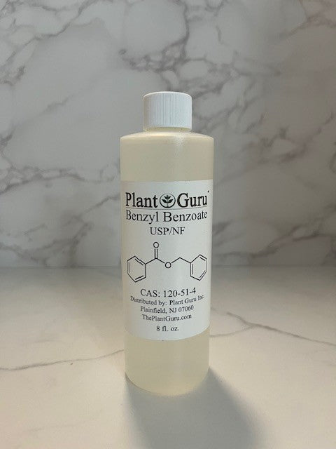 Plant Guru Benzyl Benzoate USP/NF 8oz Fragrance/Aroma Compounds Light sweet Odor