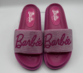 Barbie Pink Rhinestone Platform Sandals, Size 7.5, Slip-on style, Casual, NEW