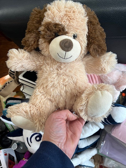 KellyToy Puppy Dog Brown Tan Stuffed Animal Plush 10" 2020, Pre-Owned, Excellent