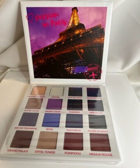 Bh Cosmetics Passion In Paris Eyeshadow Palette W/ Free Eye Shadow Brush NIB