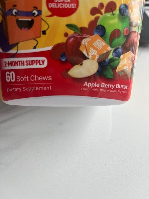 Force Factor Kids Super Chews Immune Support 60 APPLE BERRY BURST 04/26 SEALED