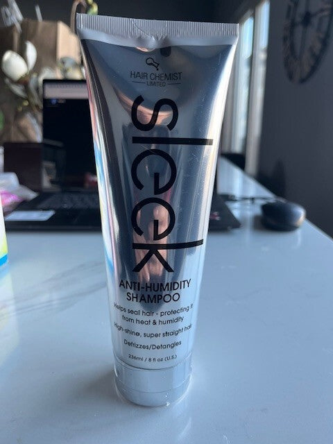 Hair Chemist SLEEK Anti Humidity SHAMPOO Helps Seal Hair PROTECT From Heat 8 oz.