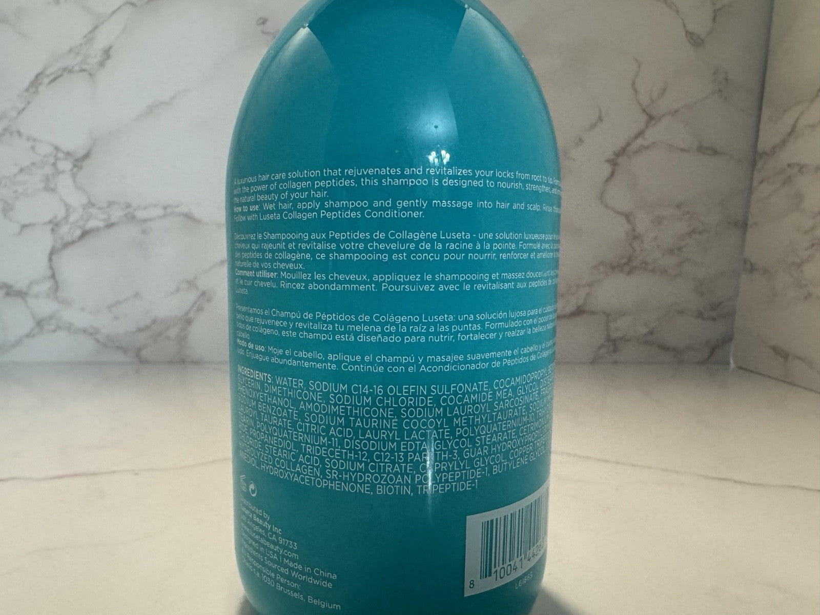 Luesta Collagen Peptides Moisturizing & Thickening Shampoo Color Safe, 16.9 oz