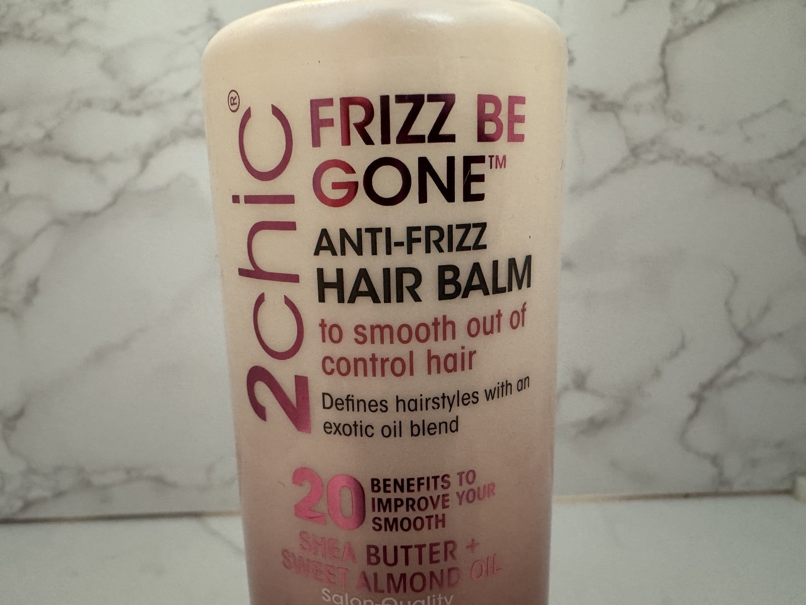 GIOVANNI 2Chic Frizz Be Gone Anti-Frizz Hair Balm, Shea Butter, Sweet Almond Oil