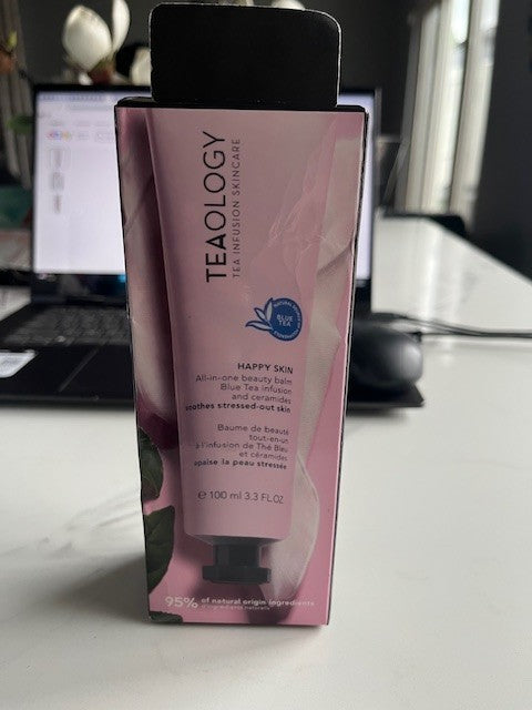 Teaology Happy Skin All In One Beauty Balm 3.3oz w/ Pure cotton hot cloth SEALED