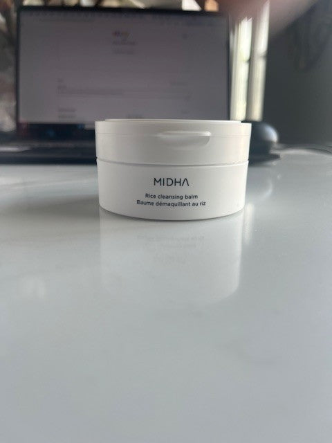 MIDHA Purple Rice  Mild & Soft Cleaning Balm To Oil Face Skin Vegan Exp 6/27