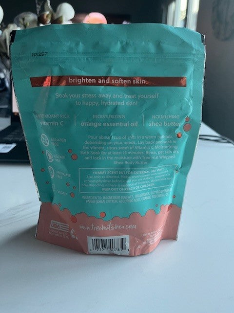 Tree Hut Vitamin C Moisturizing Bath Soak Vitamin C, Shea Butter, Essential Oil