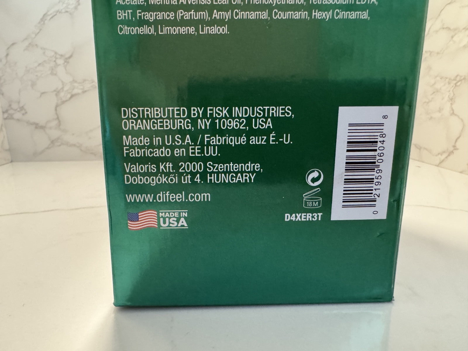 DIFEEL Rosemary & Mint Biotin Shampoo, Conditioner & Leave-In Spray Set - NIB