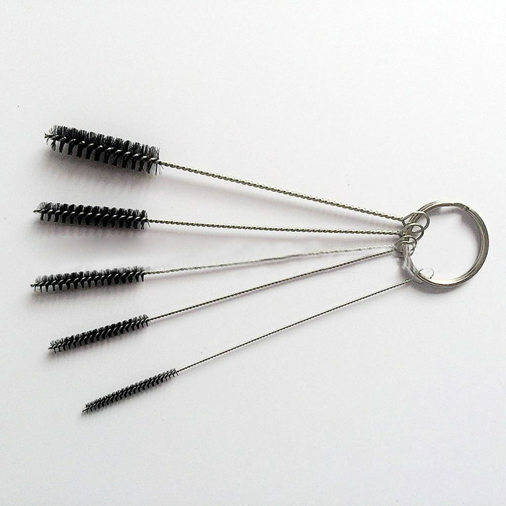 Airbrush Makeup Cleaning Brushes Kit Tube Set 5pc, use to Clean Luminess Stylus