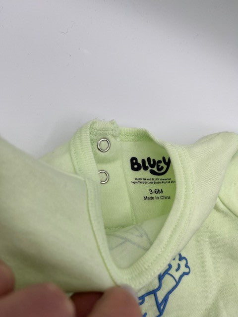 2 pc. -Shorts overall By Disney Bluey Outfit Baby 3 to 6m, Brand New- NWT