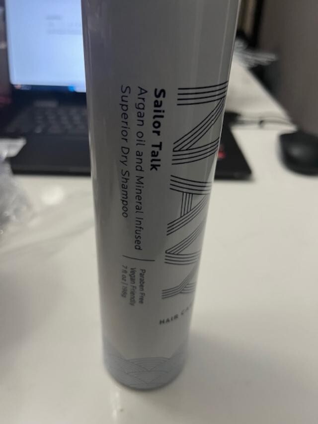 NAVY Sailor Talk Argan Oil & Mineral Infused Superior Dry Shampoo 7 oz Refresh