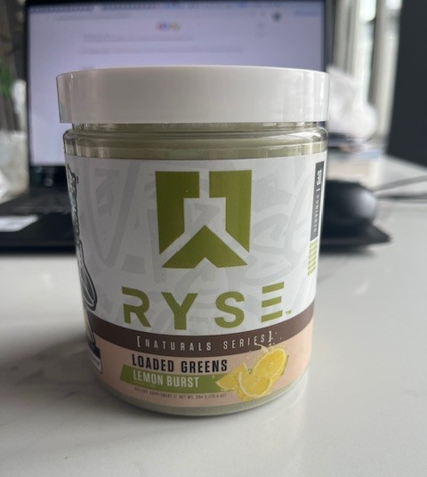 RYSE Loaded Greens Lemon Burst 30srv: Digestion, Immunity & Energy: Exp 10/25