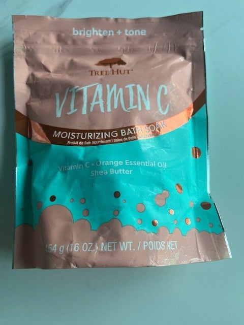 Tree Hut Vitamin C Moisturizing Bath Soak Vitamin C, Shea Butter, Essential Oil