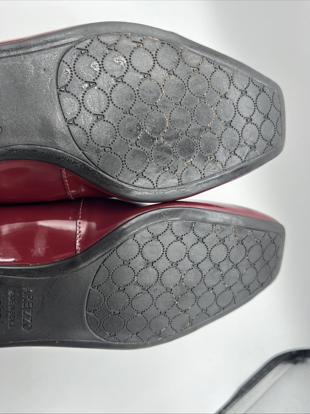 Arezzo Womens Tori Ballet RUBY Patent Leather Ballet Flats Sz. 7.5 w/Buckle, NIB
