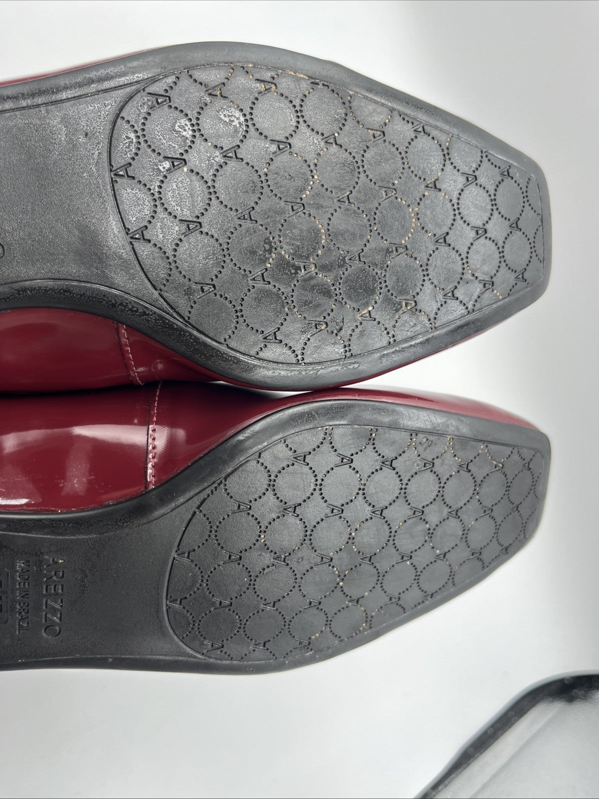 Arezzo Womens Tori Ballet RUBY Patent Leather Ballet Flats Sz. 7.5 w/Buckle, NIB