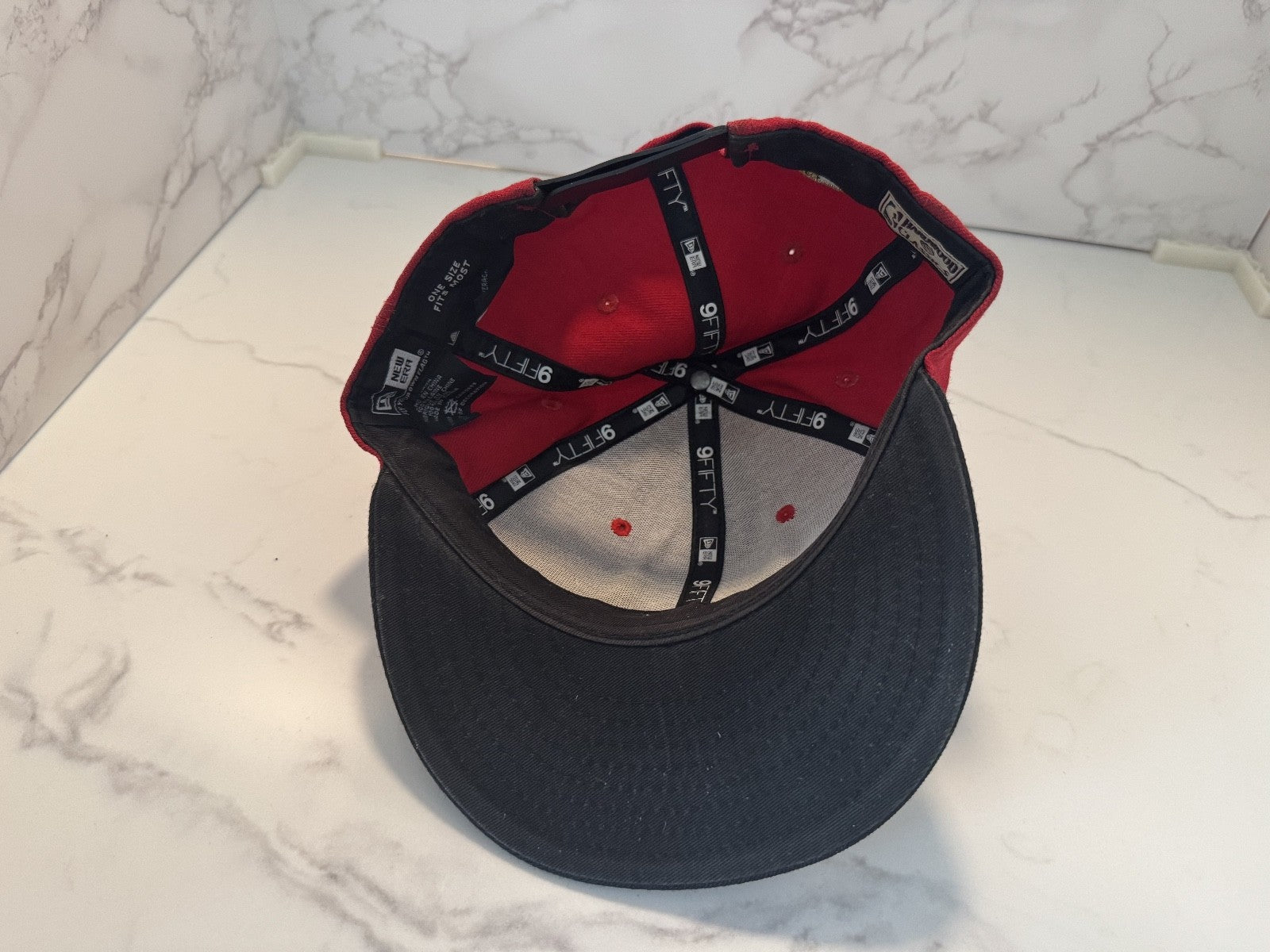 Miami Heat NBA Mitchell & Ness Hardwood Classics Snapback Hat, Gold, Black, Red