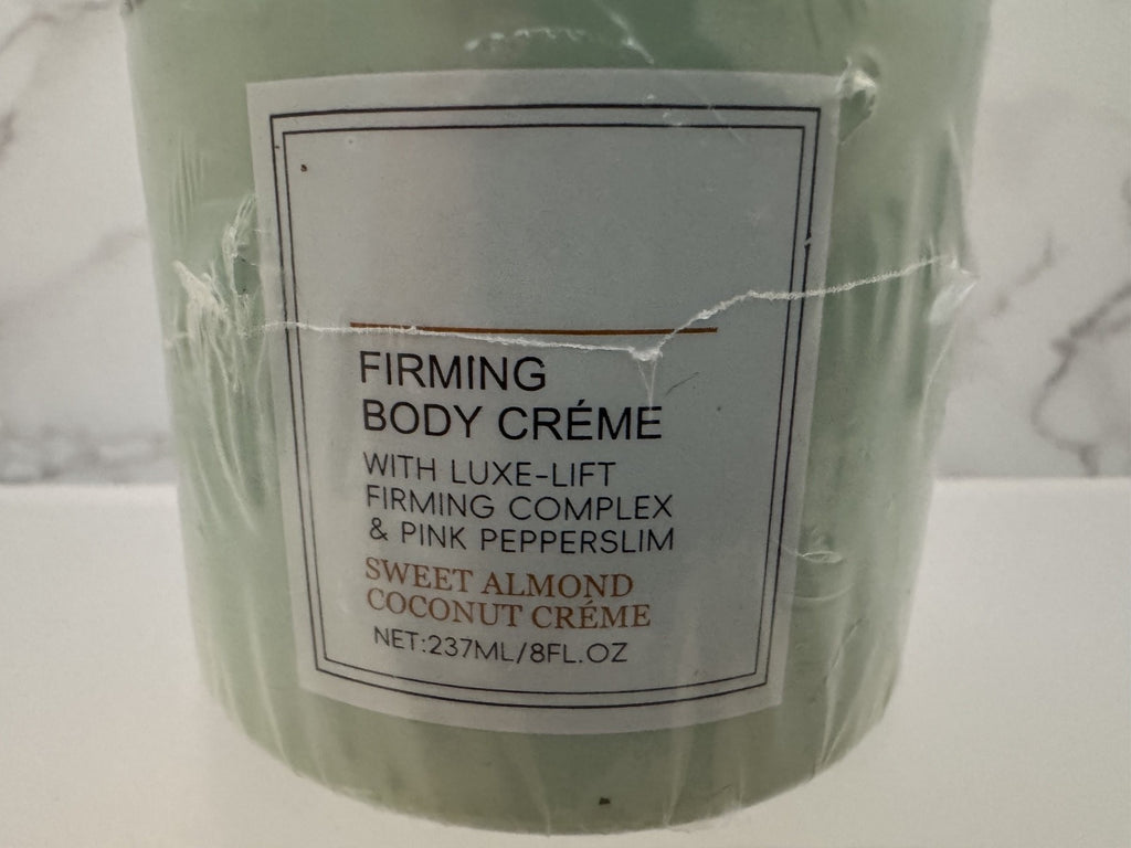 Firming Body Cream w/ Luxe-Lift, Skin Moisturizer, Sweet Almond & Coconut Cream