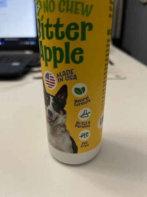 Bloomingtails  No Chew Bitter Apple Spray 8 oz. Natural Formula, No Paraben