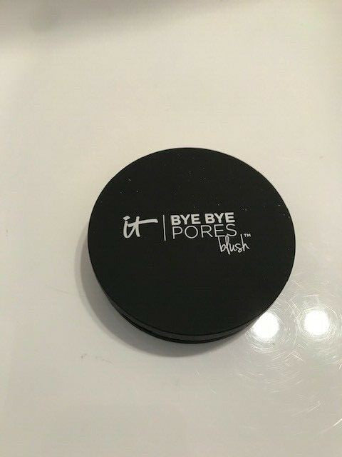 It Cosmetics Bye Bye Pores Poreless Je Ne Sais Quoi Brightening Blush+Brush NIB