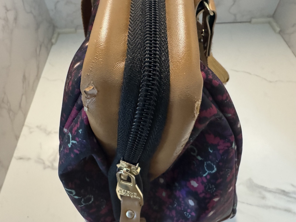 Steve Madden Global Wire Frame Satchel - Deep Purple, Pre-owned, Great Condition