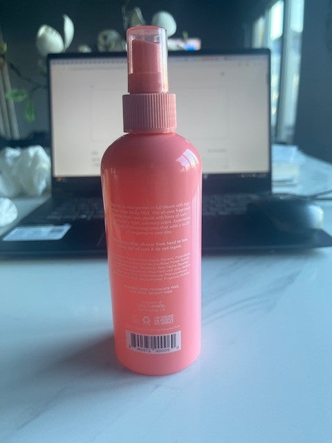Ambrose Summer Rose Body Mist All-Over lightweight fragrance Rose Petals NEW