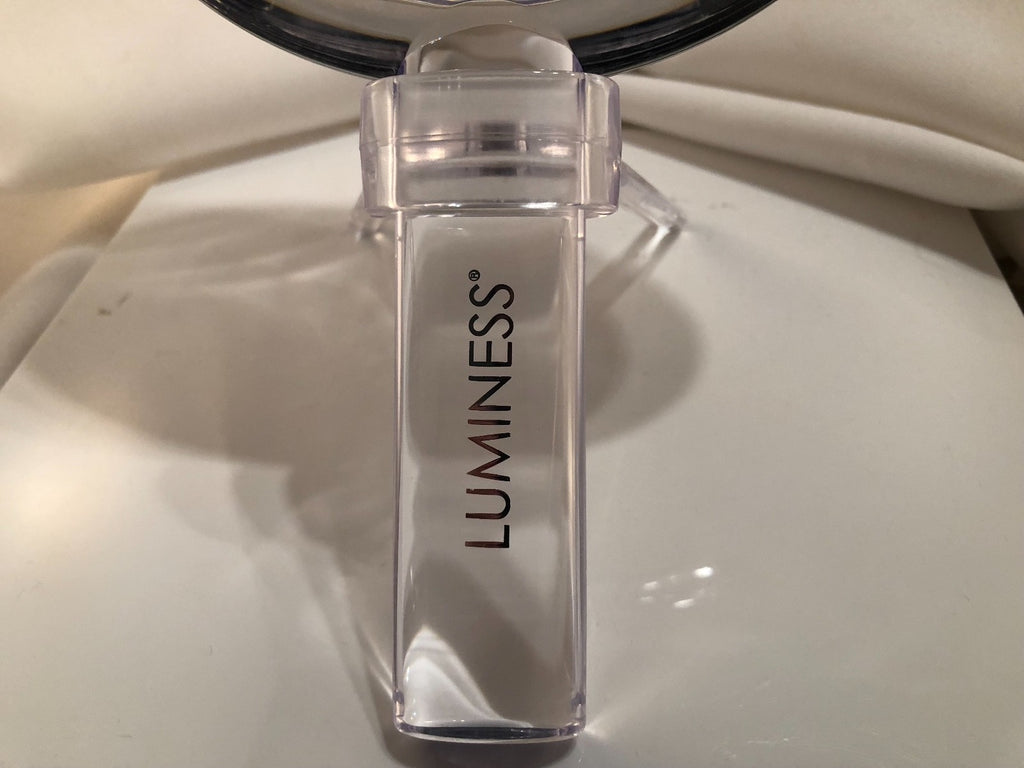 Luminess DUAL SIDED MAGNIFICATION MIRROR Handheld Mirror With Stand New In Box