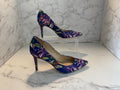 Jessica Simpson Size 8 1/2M Womens Levin Floral Point Toe Slip On Stiletto Pumps