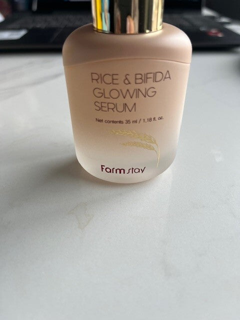 FarmStay Rice and Bifida Glowing Serum ever Glowing 1.18 oz Korea Exp 09/27 NEW