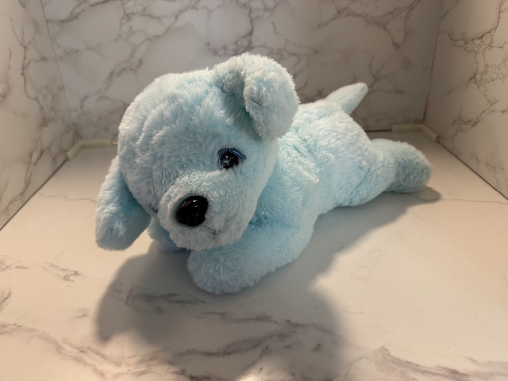 Yangzhou Step Toys & Gifts Plush Blue Dog 13" Lights Up, Confirmed Working
