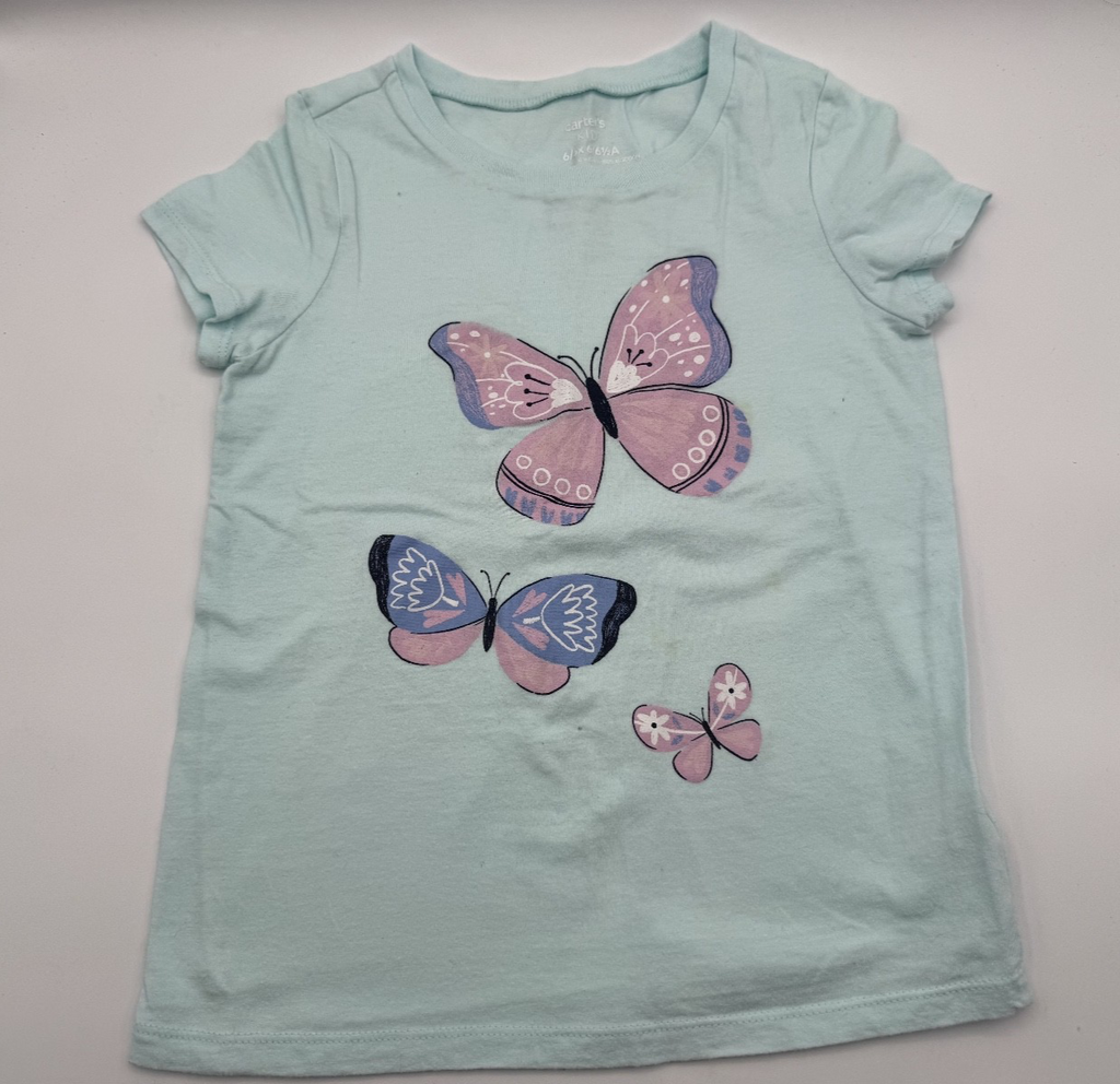 5 Children's Place, Cat & Jack, Carter's Kids, Gap Summer Girls Shirts Size 5-8
