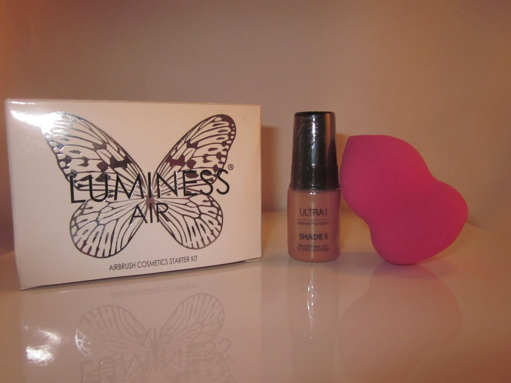 New Luminess Air/Stream Airbrush Makeup Ultra Shade 5 Foundation & Bonus Sponge