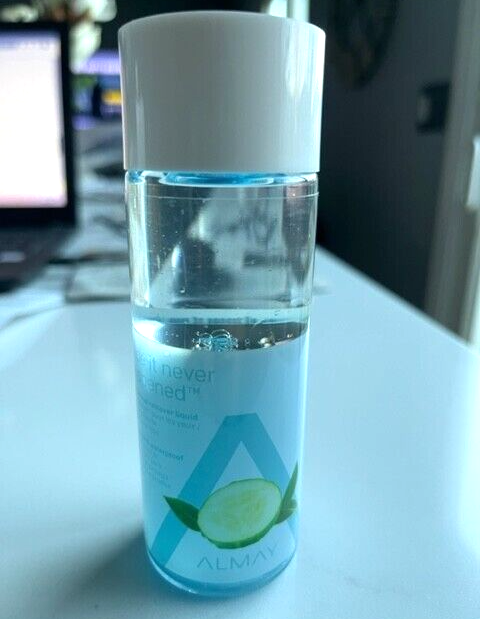 Almay Wipe It Never Happened Eye Makeup Remover Liquid Longwear Waterproof 4oz