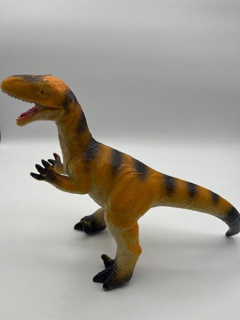 3pc Vintage Dinosaur Toys Lot, 8 Inch Play Toys, Pre-owned, Excellent Condition