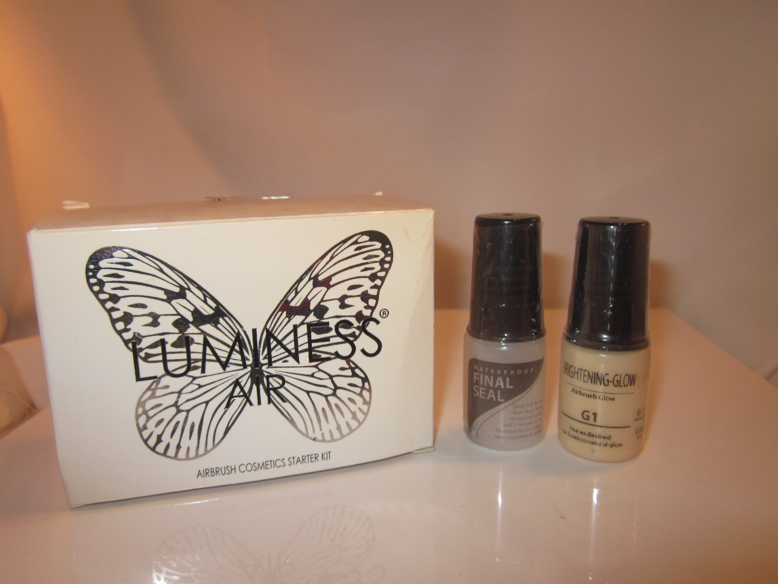 New Luminess Air Airbrush Makeup Final Seal WaterProof & G1 Glow Free Ship