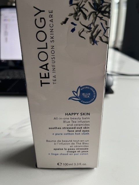 Teaology Happy Skin All In One Beauty Balm 3.3oz w/ Pure cotton hot cloth SEALED