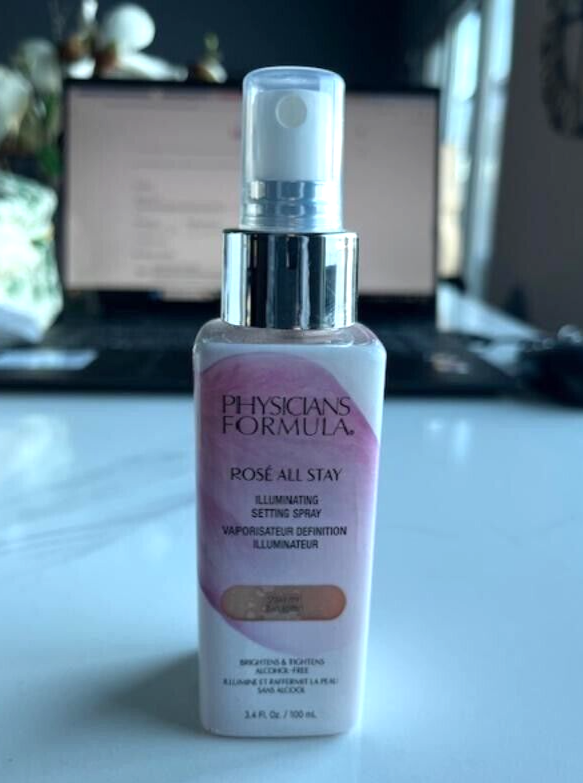 Physicians Formula 1043 Rosé All Stay Illuminating Setting Spray Tightens 3.4oz