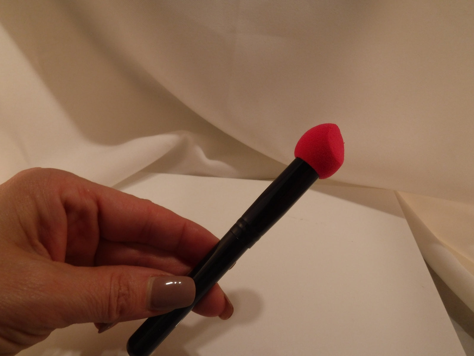 Beauty Blending Sponge Makeup w/Handle & Mini Sponge Foundation Cream