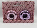 Jubillie Press Set of 2 Pink Donut Shape Drink Sippers, Pink & Purple, NIB