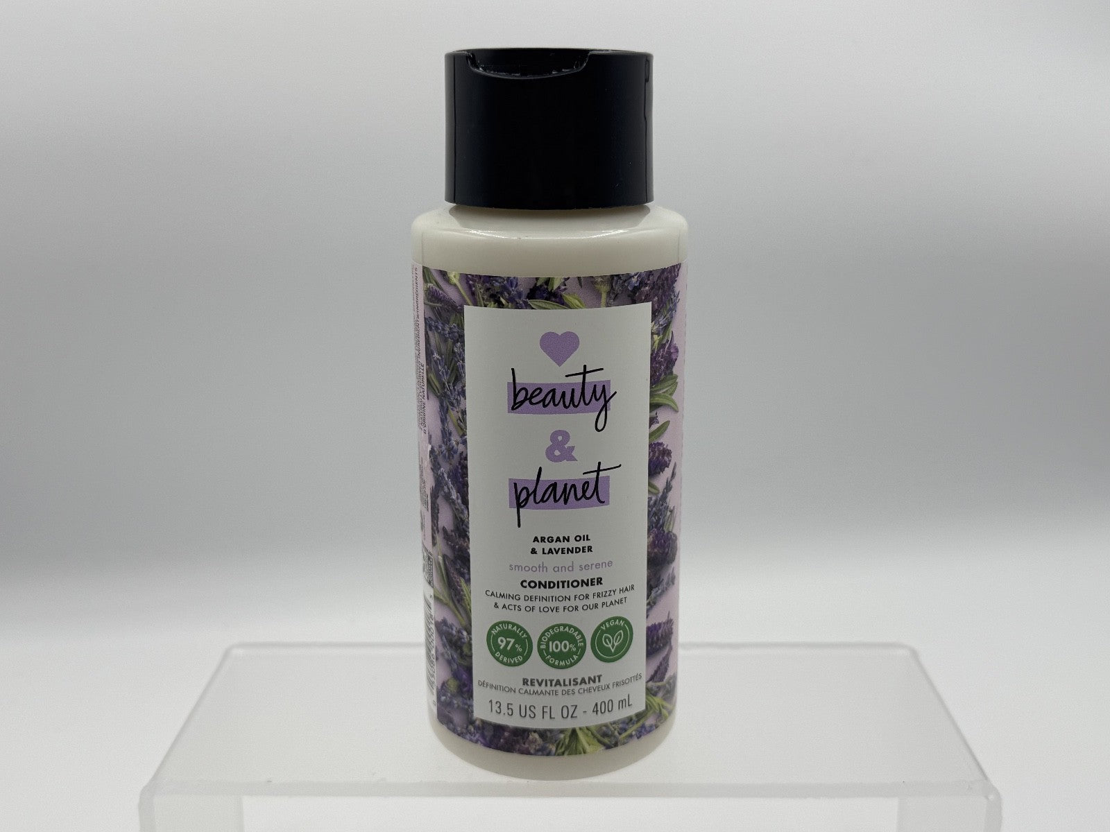 Beauty and Planet Argan Oil & Lavender Sulfate Free Conditioner 13.5oz, NEW