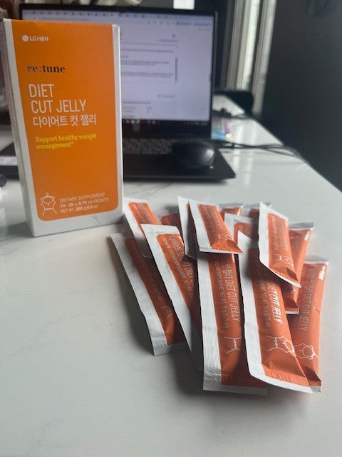 LG H&H RE:TUNE DIET CUT JELLY SUPPLEMENT  14 PACKS  Manage Diet Weight 03/2026
