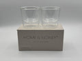 Home & Honey 2pc Espresso Cups 5.4oz, Double Wall Borosilicate Glass NIB