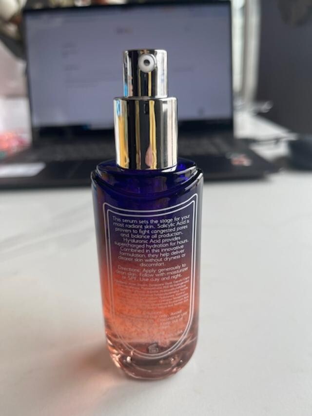 Radiant Beauty Hyaluronic & Salicylic Acid Smoothing Facial Serum-1.69 oz NO Cap