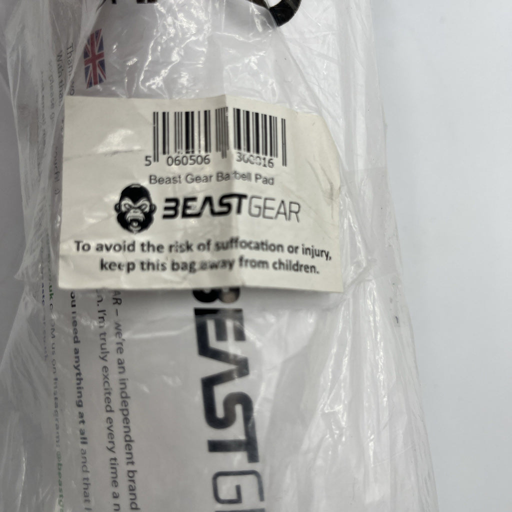 Bagged Beast Gear Barbell Pad Heavy Duty, Weightlifting Foam Support Pad, New