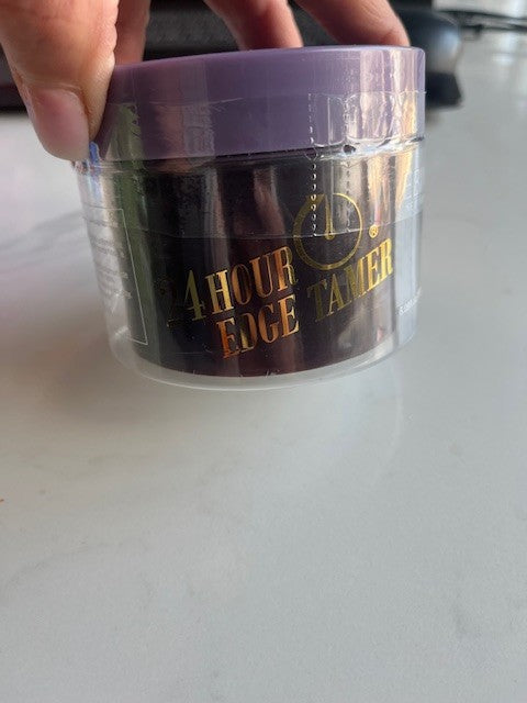 EBIN 24 Hour Edge Tamer - Extreme Firm Hold Gel , Argan Oil, Large 6.09oz SEALED