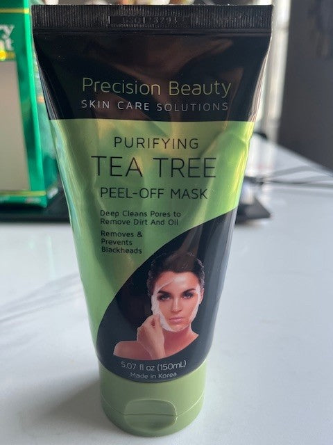 Precision Beauty Purifying TEA TREE Peel-off Face Mask, Dead Skin 5.7oz SEALED