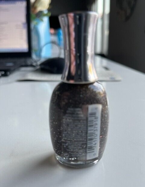 Sally Hansen Nail Gem Crush Nail Color - Light Gray/Silver Glitter Polish - New
