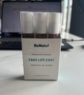 BeNatu Essential Oils 3 pk. Set(Breathe, Focus On, Happiness) .34 oz Roll-on NIB